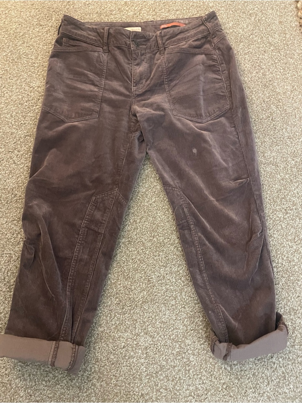 Anthropologie Brown Corduroy Pants